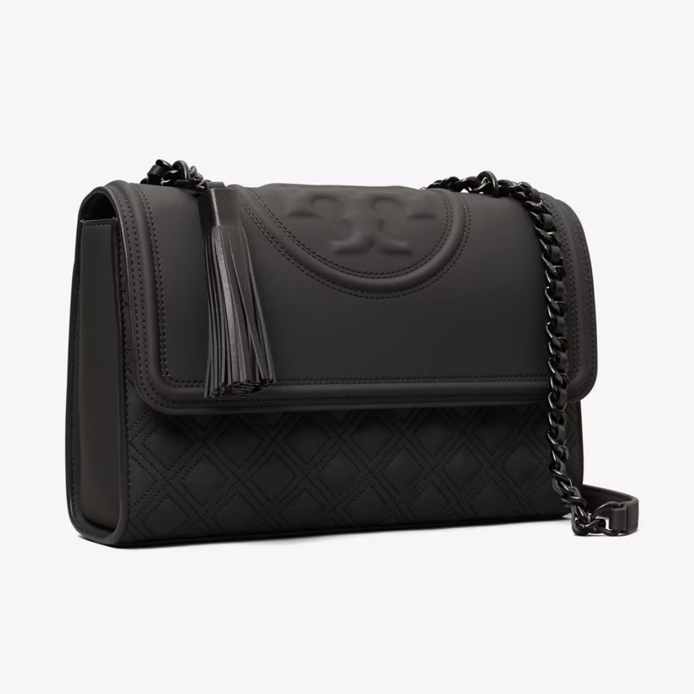 Tory Burch Fleming Matte Small Convertible Shoulder Bag